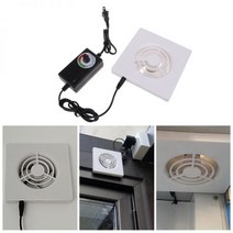 덕트 팬 가정용 환풍기 속도 조절 인라인 흡기 저소음 추출기 공기 부스터 환기 송풍기