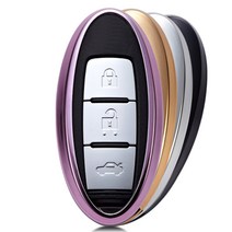 CHADECO 인피니티 우레탄 스마트 키케이스 Q50 Q50 Q60 쿠페 QX50 QX60 QX70 QX80 악세사리 용품, D-골드