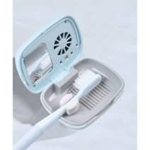 맬린 컴팩트 UV-C 칫솔 살균기 충전용 배기팬 탑재 거울내장 4가지 색상 중 1개, 핑크