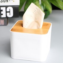 우드 사각 냅킨&화장지 케이스