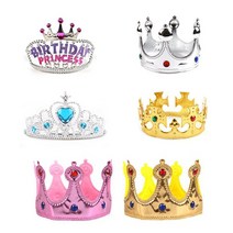 네오텍스 파티왕관 스펀지왕관 생일공주왕관 왕비왕관 티아라 십자왕관, 왕자왕관(실버)