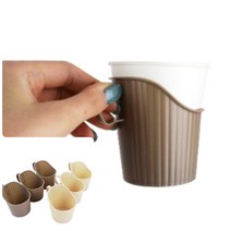 필성 종이컵홀더 6P PP 디자인 친환경컵홀더