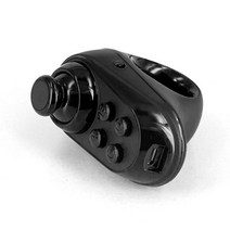 휴대폰 조이스틱 R1 미니 링 Bluetooth4.0 충전식 무선 VR 원격 게임 컨트롤러 조이스틱 패드 안 드 로이드, 검은색
