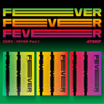 개봉앨범 포토카드 없음 | 에이티즈 (ATEEZ) - ZERO : FEVER Part.1, 라이트 레드