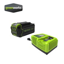그린웍스 40V 배터리 급속 충전기 5ah 6ah G-MAX, 40V 배터리(5ah)+급속충전기