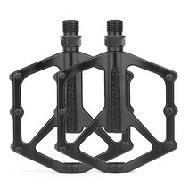 자전거 페달 MTB 로드 경량 평패달, 블랙