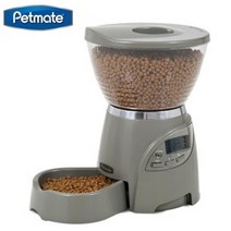 [바니펫]펫메이트 리비스트로 자동급식기 5LB(배터리별도구매)-그레이, 단일속성, 상세페이지 참조