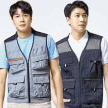 K2 여름 작업조끼 등산 노가다조끼 작업복 근무복 배달조끼 낚시