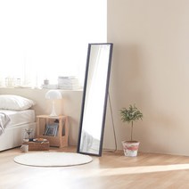 [초도물량소진+3차특가중] 파로마 포쉬 스탠드 전신거울 300 고급거울 스탠드거울 슬림거울 거울, 블랙
