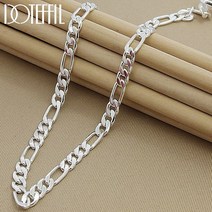 여성 액세사리 목걸이 팔찌 귀걸이 패션 잡화 스털링 실버 체인 옆으로 목걸이 남자 여자 수석 럭셔리 쥬얼리 문 목걸이