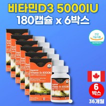 이마트 캐나다 초등학생 중학생 고등학생 고3 청소년 직장인 고용량 비타민D 5000 복용법 비타민디3, 6박스