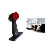 지노기업/국산/SL-10/대형/차폭등/24V LED 토끼등/폭등/화물차/대형트럭/E마크/인증/검사/뿔등/특장차/탑차/검사인증/도깨비등/끝단표시등/적색/백색/레드/화이트/고무등/ㄱ자, SL-10대형(적/백)조수석