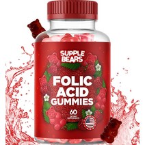 서플베어 엽산 구미 Supplebears Folic Acid Gummies 60개입