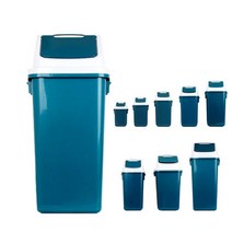 종량제봉투용 뚜껑 사각 쓰레기통 사각휴지통 뚜껑휴지통 20L 50L 100L 쓰레기봉투용, 8호