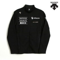 [데상트] M 후드집업 UQC SM323SFT91-BLK 남녀공용 스위스 스키팀 기모 트레