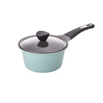 키친웰 벨로스 세라믹 냄비 파스텔 컬러 시리즈 6종 유리뚜껑 포함, 편수 18cm 그린