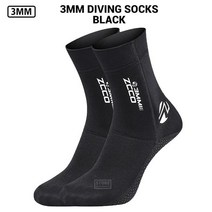 프리다이빙삭스 3MM 다이빙 양말 네오프렌 사냥 스쿠버 다이빙 카이트 서핑 스노클링 윈드 서핑 정장 오리, 01 S31 Black Socks_06 XL
