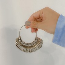 손가락 반지 호수 측정 사이즈 측정기 링게이지 KS표준규격 한국산업규격