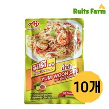 [루츠팜]태국 로띠 얌운센 파우더 40gX10개 yum woon sen rosdee 아지노모토 타이 스파이시 샐러드 믹스