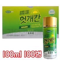 한미 헛개칸 100ml x 100병(사은품증정)안전포장 숙취음료 국산 100% 헛개나무농축액 센스있는 선물, 100병