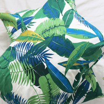 트로피칼 패브릭 원단, 포레스트 골드 화이트