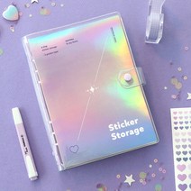 아이코닉 A5 스토리지 바인더 (스티커 포카 6공파일 폴라로이드 포토카드 앨범), 02 2pocket