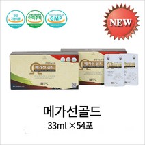 초록원효소 메가선골드 54포, 수량, 없음