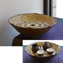 도자기 호승 연지 수반 (호피)