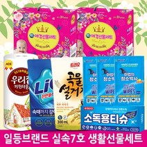 애경정품 NEW세제포함 생활실속세트 판촉물 관공서 답례품, 1개