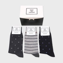 아트박스/삭스더랭귀지 피플 패션양말 3SET