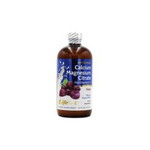 [Life Time] 라이프 타임 클리어런스 - 오리지널 칼슘 마그네슘 시트레이트 플러스 비타민 D-3 그레이프 473 ml