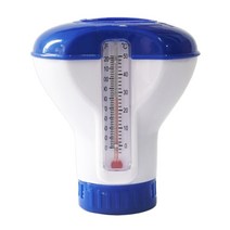 이루아 염소투입기 5인치 온도계 수영장소독제 하이크론 디스펜서 케미컬 알약 소독약 풀장 수영장약품