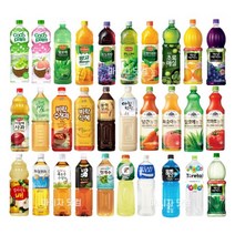 1.5L X 12개 과즙음료 건강 전통차음료 골라담기 업소용 델몬트 가야농장 미닛메이드 코코팜 웅진 과일촌 아침햇살 블랙보리 팔도 광동 남양 이노엔 게토레이 포카리스웨트, 비락 수정과 1.5L 8개