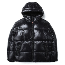 아이더 아이더(EIDER) 이월할인 남여공용 소필레타소재 고급광택감 유광다운 골반기장 루즈핏 후드일체형 가벼운 중량 구스다운 DMW21577 MOLLES (몰르) UNI 유광 다운 자켓 Z1