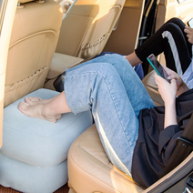 에어쿠션 공기쿠션 3단조절 캠핑 낚시 여행 공기의자 쇼파 발쿠션 차량용 발받침 다리쿠션, 00그레이