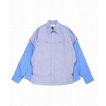 파세타즘 FACETASM 지퍼 셔츠 2COLOR 남자셔츠 일본의류 패션 디자인 로고 절개 선물