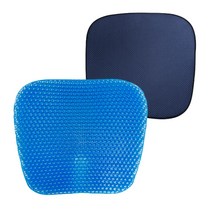 (엘리펀/방석)벌집 젤리방석 여름 통풍 실리콘 쿠션 시트 고탄력 방석, B.네이비커버+젤리방석