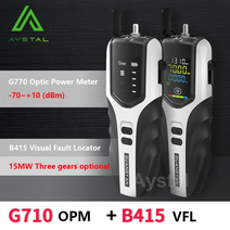[해외] 2 in 1 새로운 미니 광 파워 미터 시각적 오류 탐지기 10mw15km 네트워크 케이블 테스트 광섬유 레이저 펜 테스터 vfl, g710 및 b415