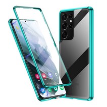 갤럭시S22 울트라 범퍼 하드 풀커버 카드수납 방탄 투명 케이스 자기 for samsung galaxy s22 plus ultra double sided 강화 219