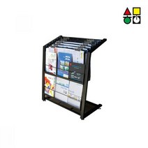 삼화 철제 카다로그스탠드 규격 CS-331 3열 2단 신문걸이 잡지꽂이 카다로그거치대 팜플렛꽂이 리플렛꽂이