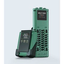 어항 히터기 디지털 외부 가열 스틱 온도조절 실린더, 300W 그린