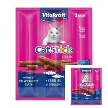 이지리치 캣 스틱 대구 코어피쉬 3P 반려동물간식 펫푸드