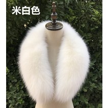 Real Fox Fur Collar For Women Men Coat Jacket Shawl Wraps Winter Warm Extra Large Size Neck Scarf
