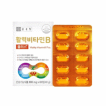 청소년비타민B 종근당 활력 비타민비군 플러스 800mg 60정 2개월분, 2개
