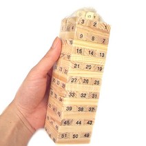 도매팜 1+1 원목재질 재미있는 보드게임 숫자 젠가 술게임 모임게임, 1set+1set