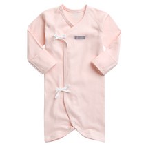 그린베베 봄가을 신생아용 내추럴 양면 배냇가운
