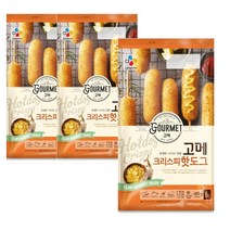 CJ제일제당 고메 핫도그 크리스피 냉동 400g x 3개