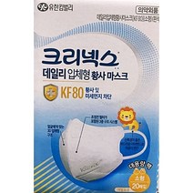 New 크리넥스 황사마스크 KF80 20개입 소형