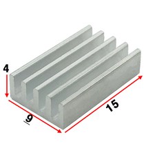 JINHA 방열판 알루미늄 방열패드 방열시트 15x9x4