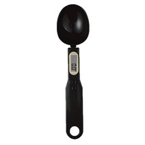 전자 주방 저울 500g 0.1g LCD 디지털 측정 식품 밀가루 스푼 미니 도구 우유 커피 스테인레스 스틸 새로운 abs 소재 1 피스, Black